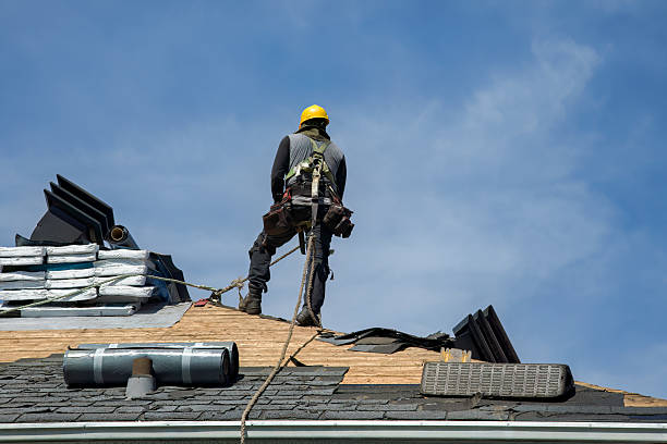 Professional Roof Installation technician working in Afton, TN